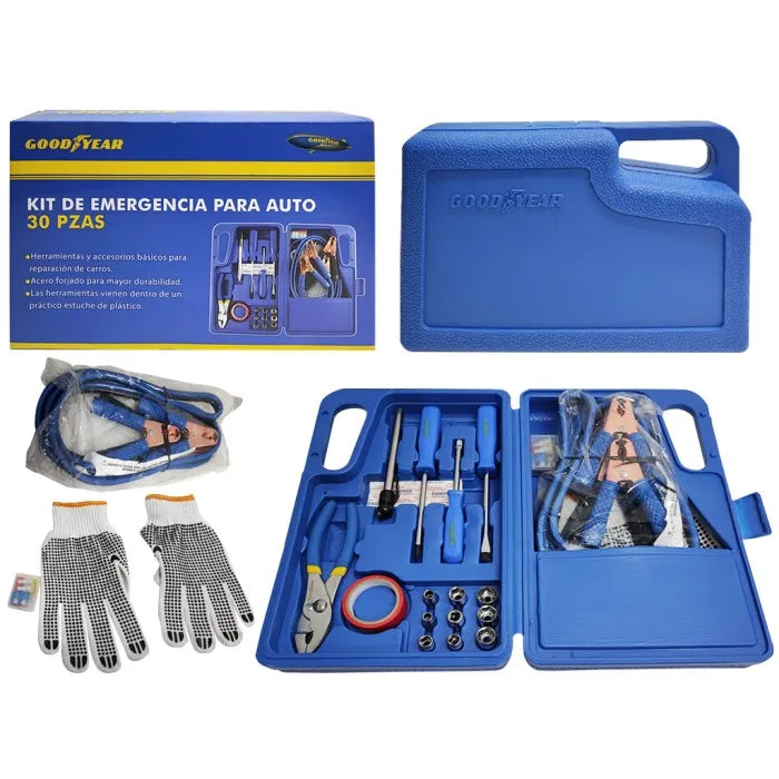 KIT D EMERGENCIA P AUTO 30PZAS