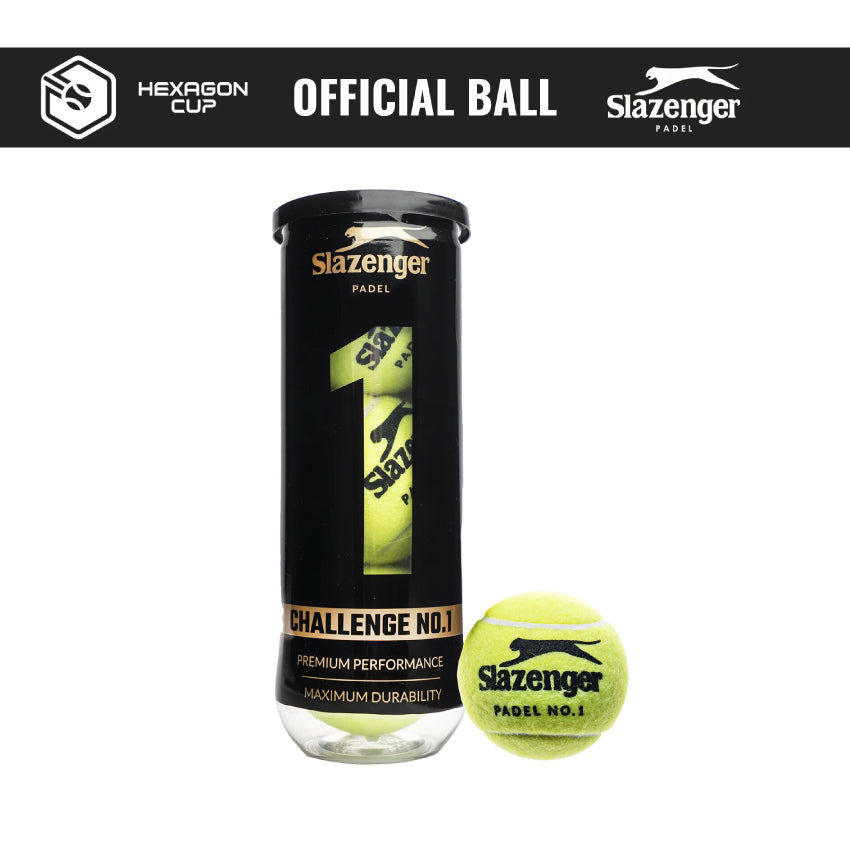 SLAZENGER PADEL BALLS - 3-PACK