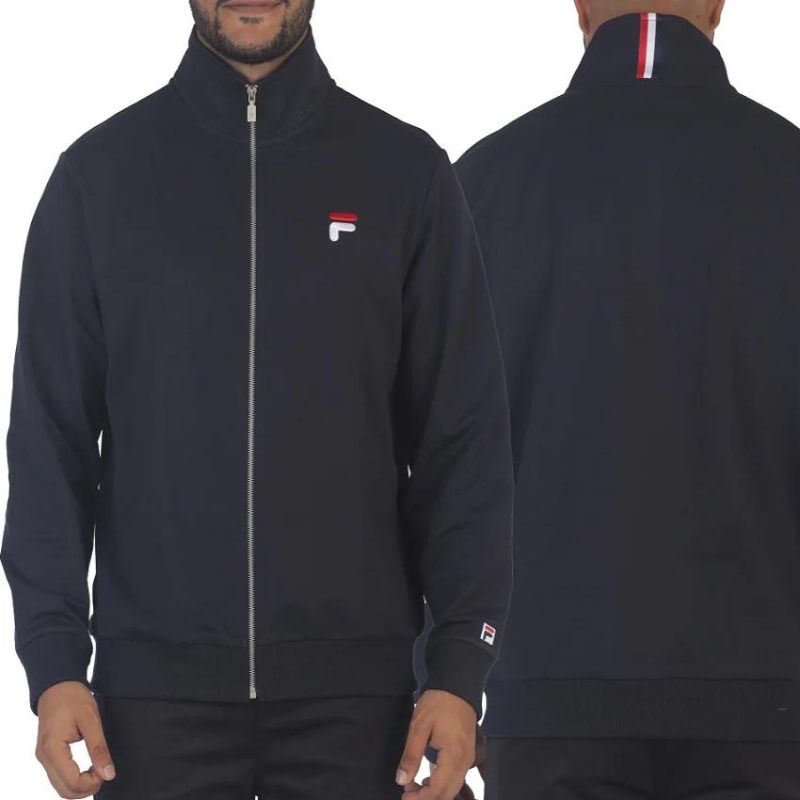 Chaqueta Fila Hombre Azul Navy Full Zip